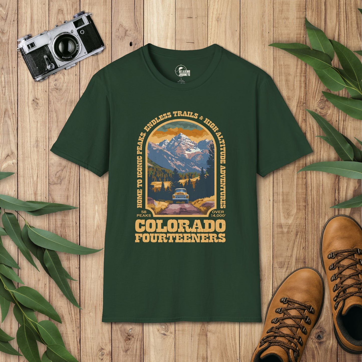 Colorado 14er Retro Arch T-Shirt