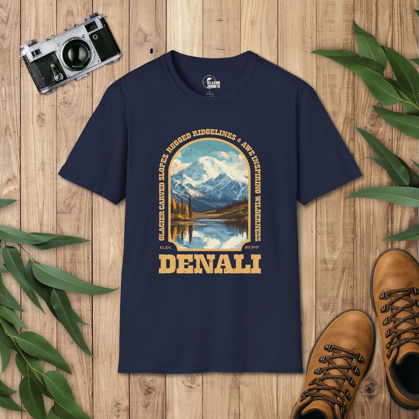 Denali National Park Retro Arch T-Shirt