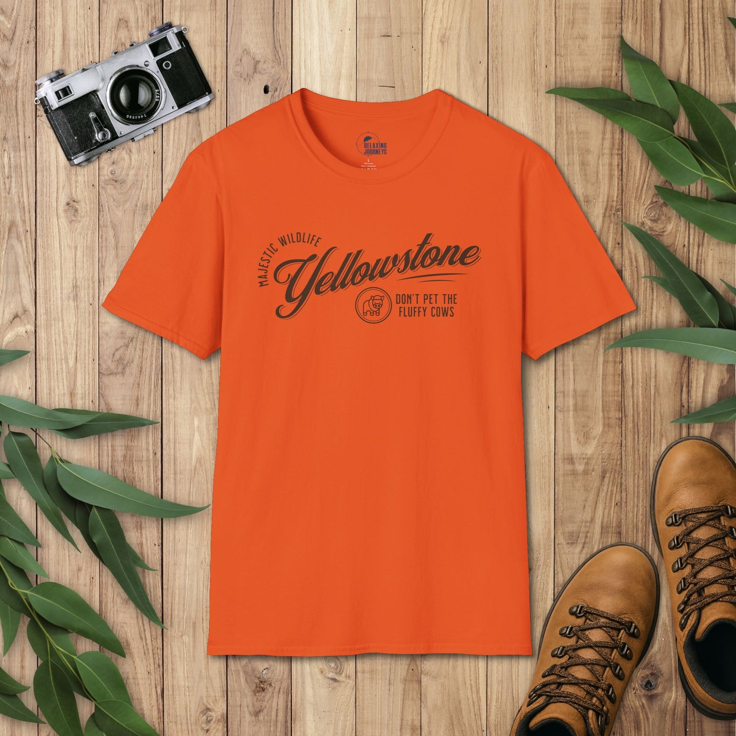 Yellowstone National Park Fluffy Cows T-Shirt