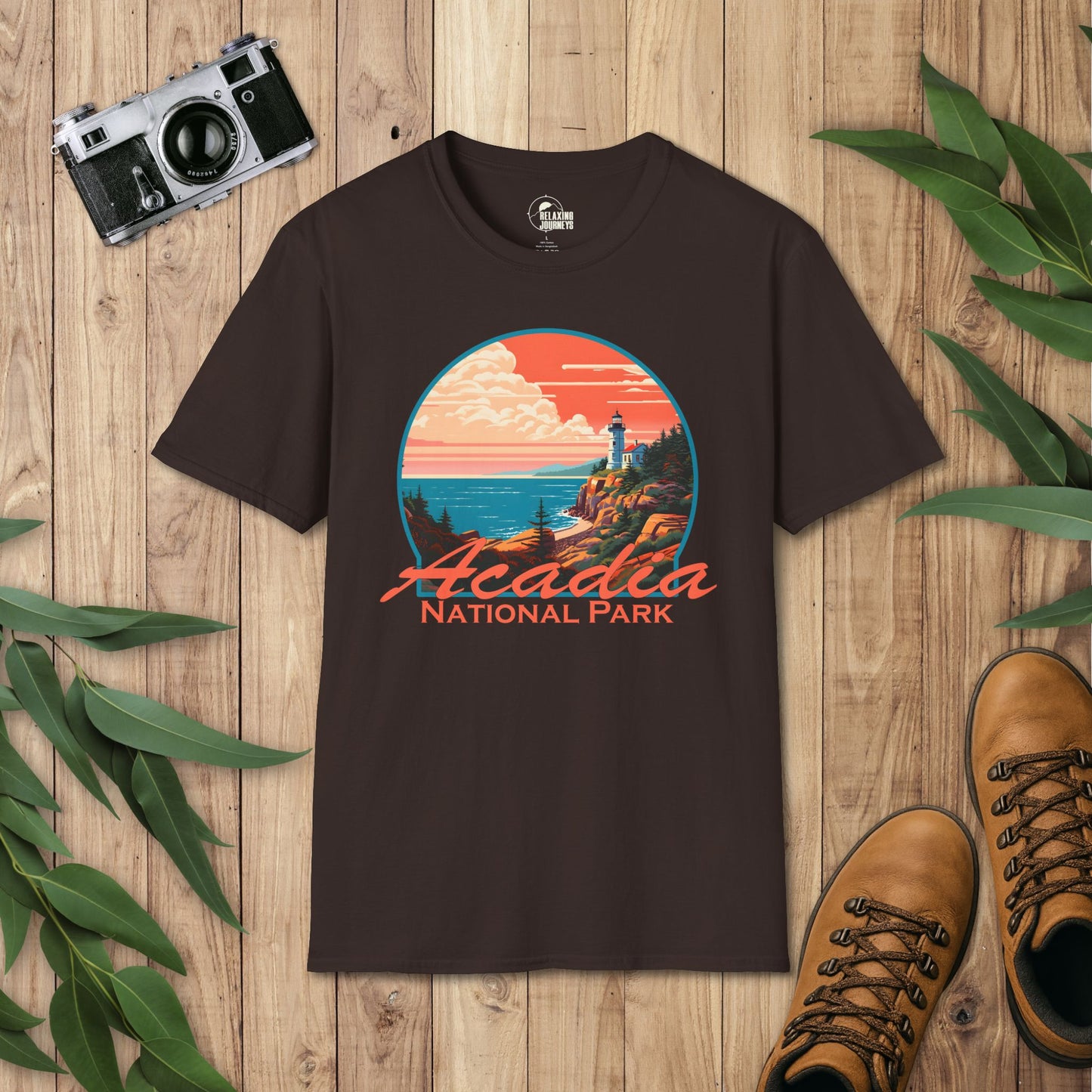 Acadia National Park Retro T-Shirt