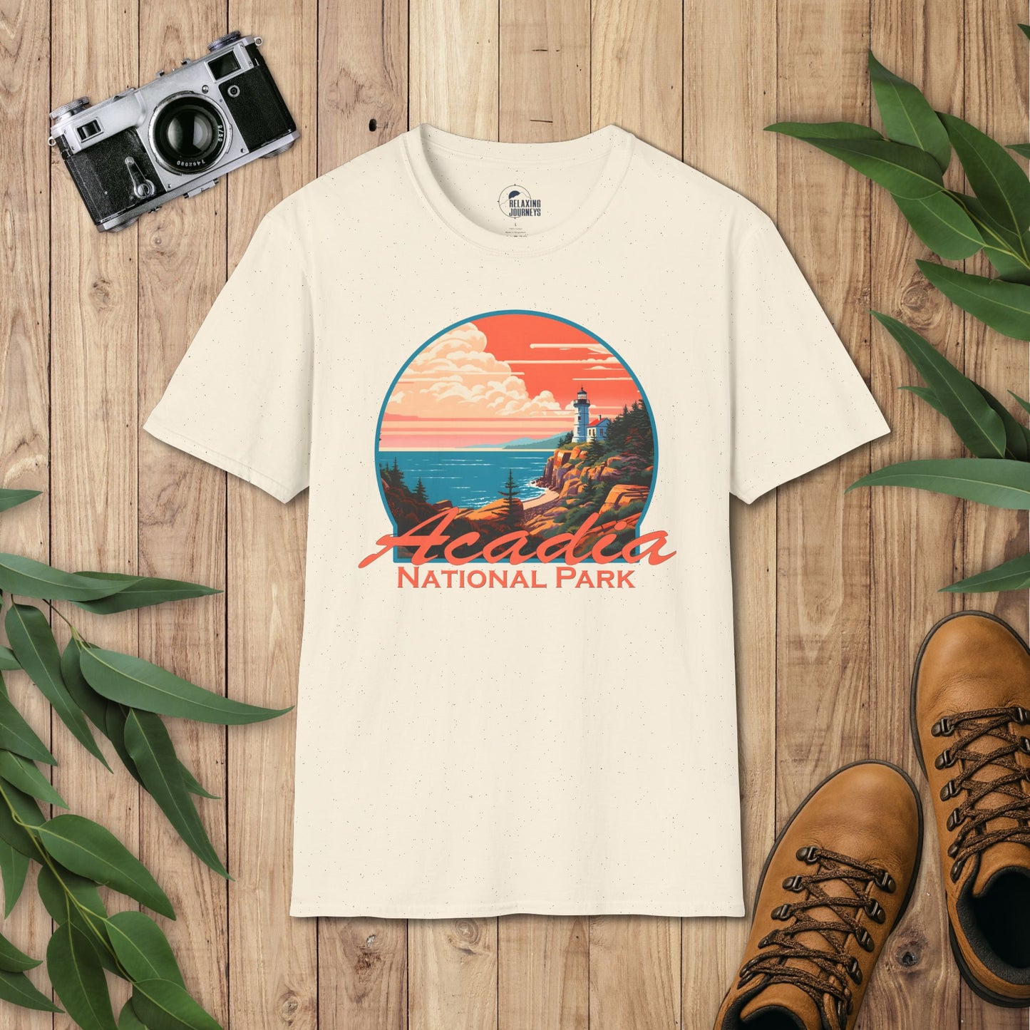 Acadia National Park Retro T-Shirt