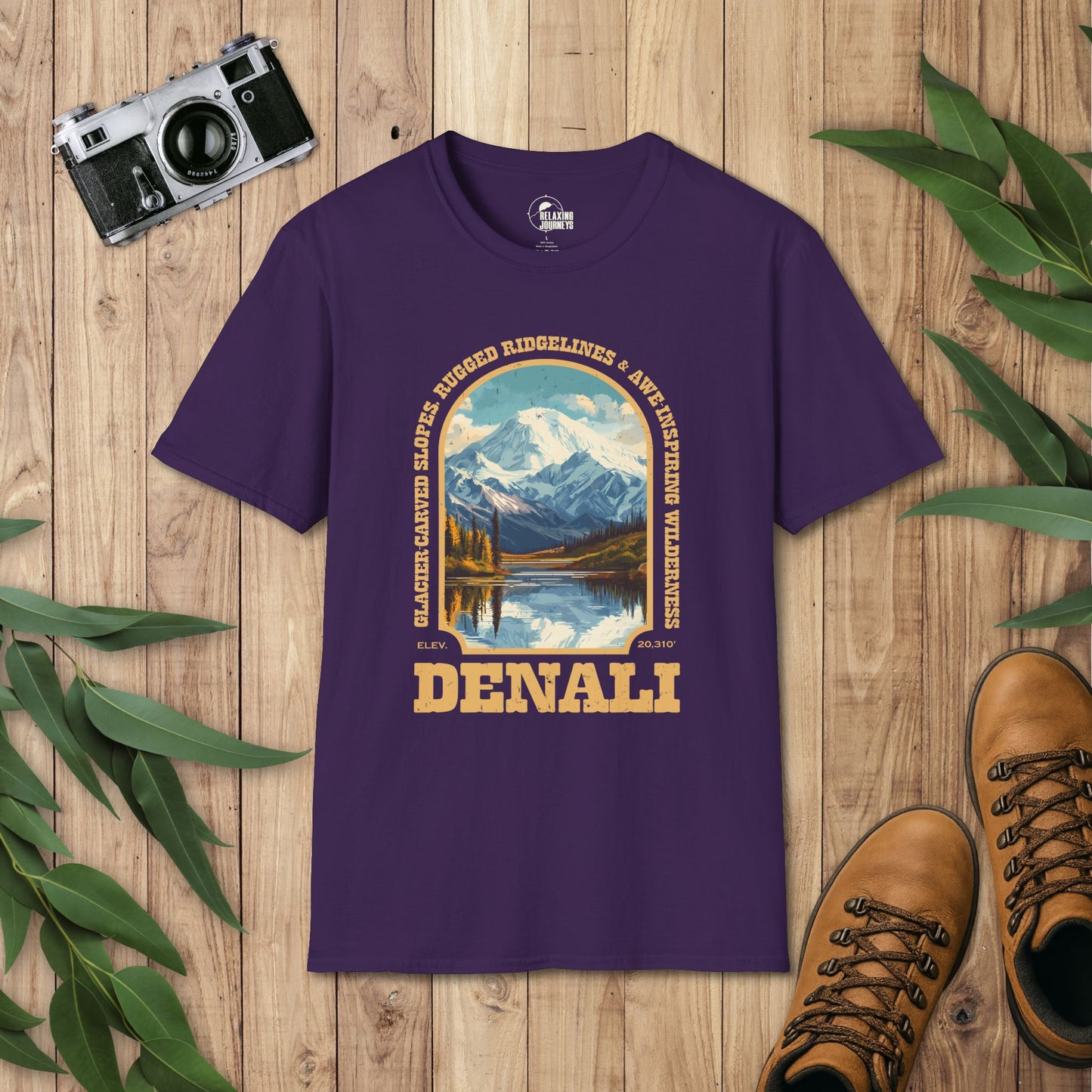 Denali National Park Retro Arch T-Shirt