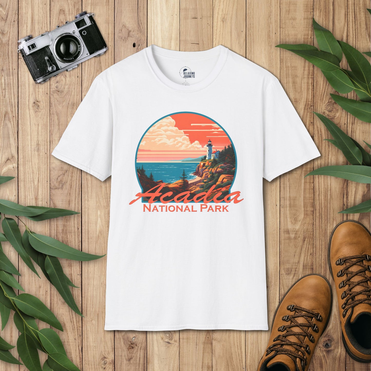 Acadia National Park Retro T-Shirt