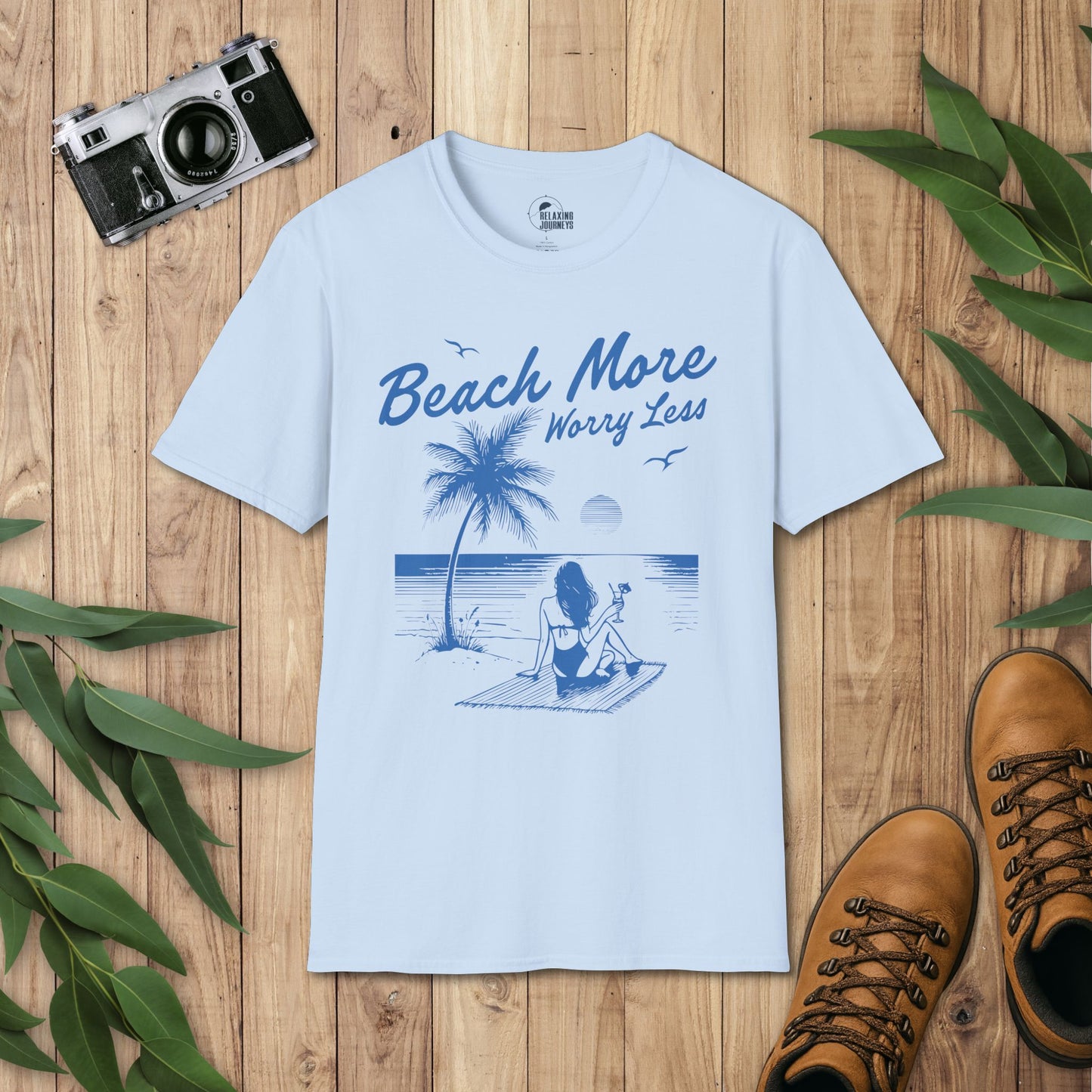 Beach More Worry Less T-Shirt