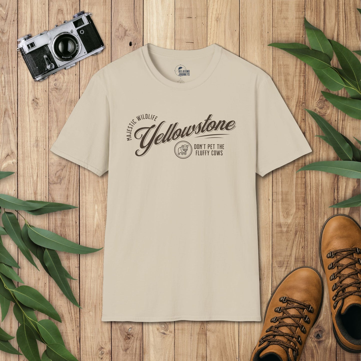 Yellowstone National Park Fluffy Cows T-Shirt
