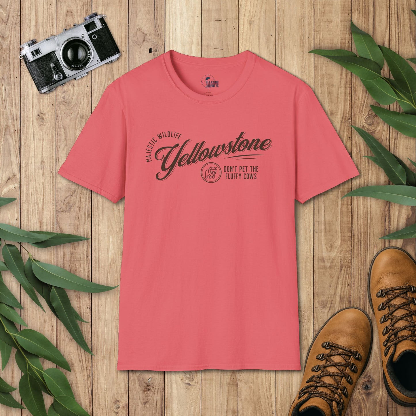 Yellowstone National Park Fluffy Cows T-Shirt