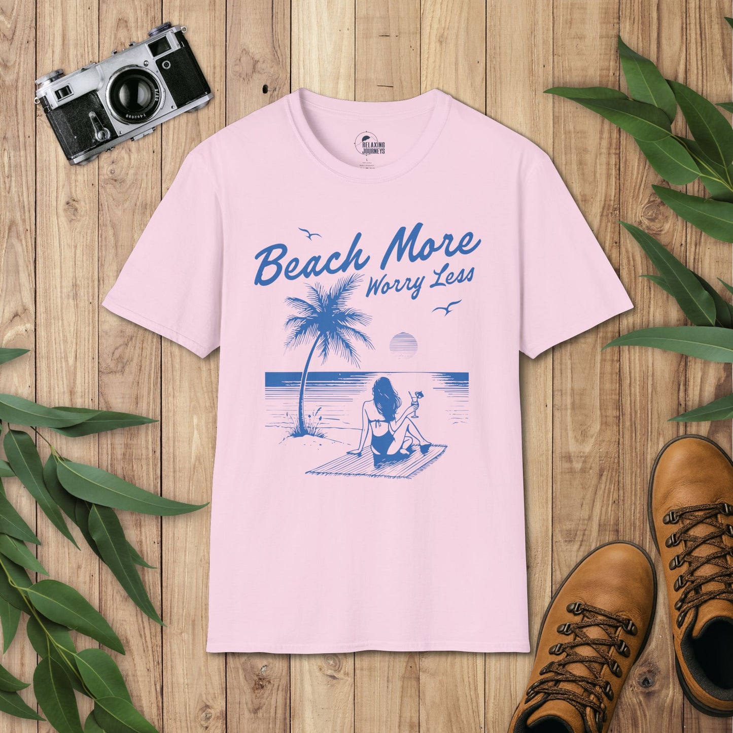 Beach More Worry Less T-Shirt
