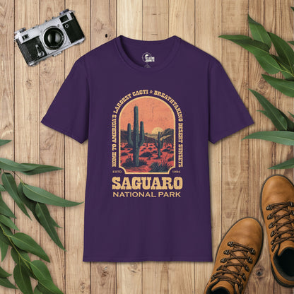Saguaro National Park Retro Arch T-Shirt