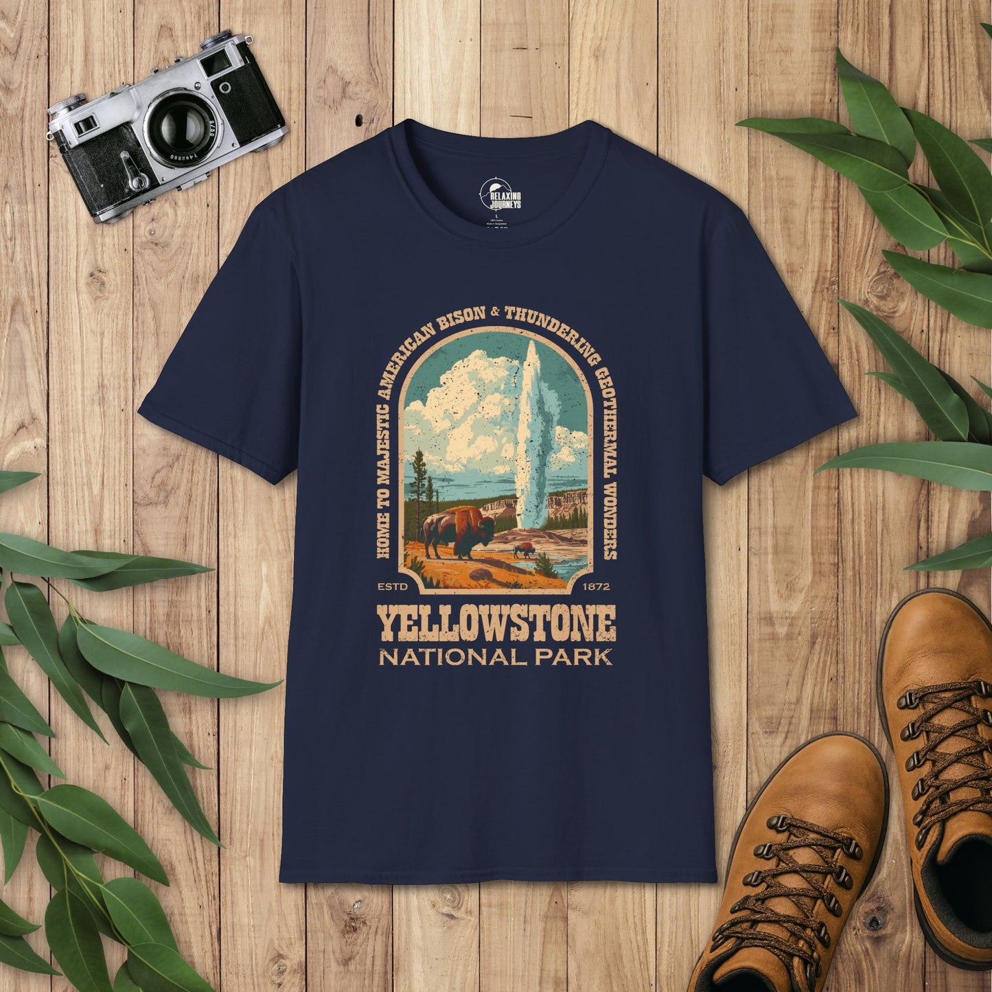 Yellowstone National Park Retro T-Shirt