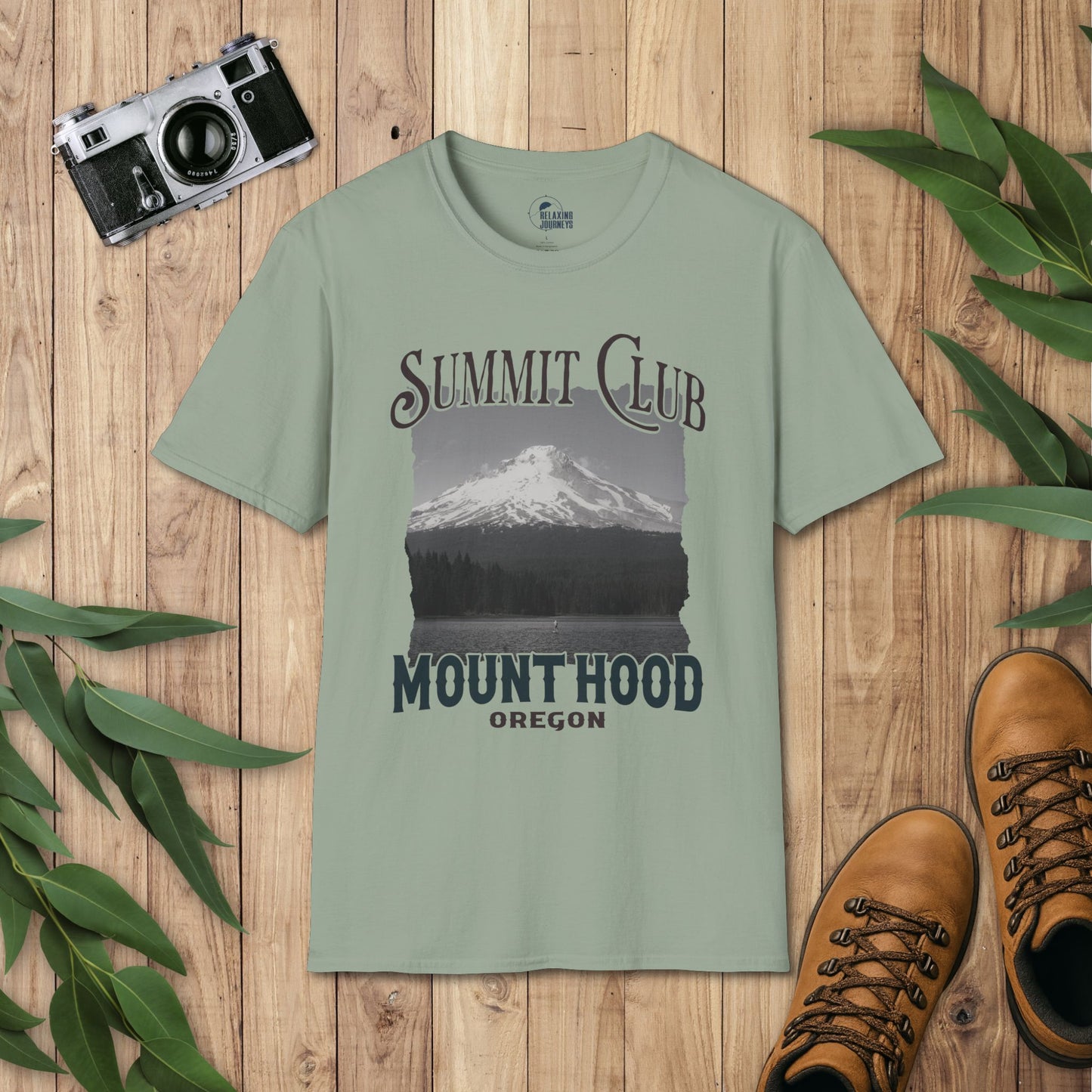 Summit Club: Mount Hood Oregon T-Shirt