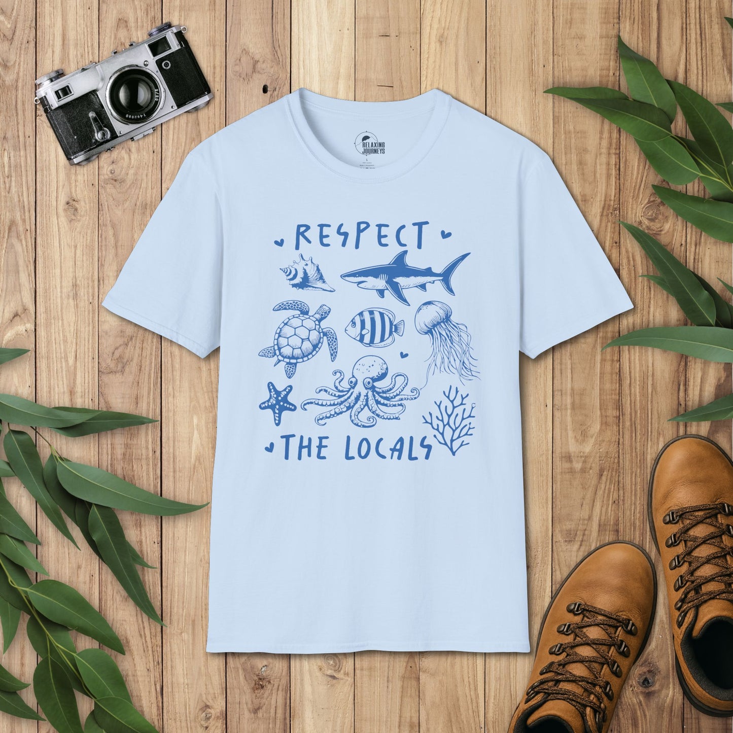 Respect the locals ocean T-Shirt