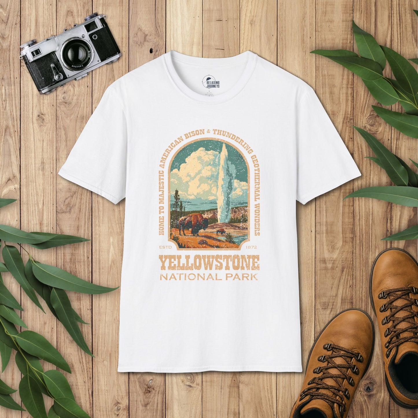 Yellowstone National Park Retro T-Shirt