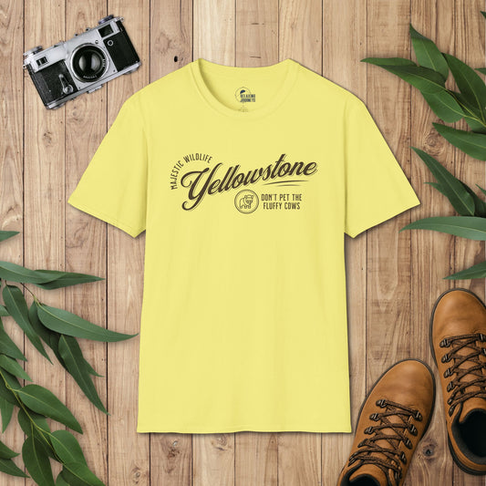 Yellowstone National Park Fluffy Cows T-Shirt