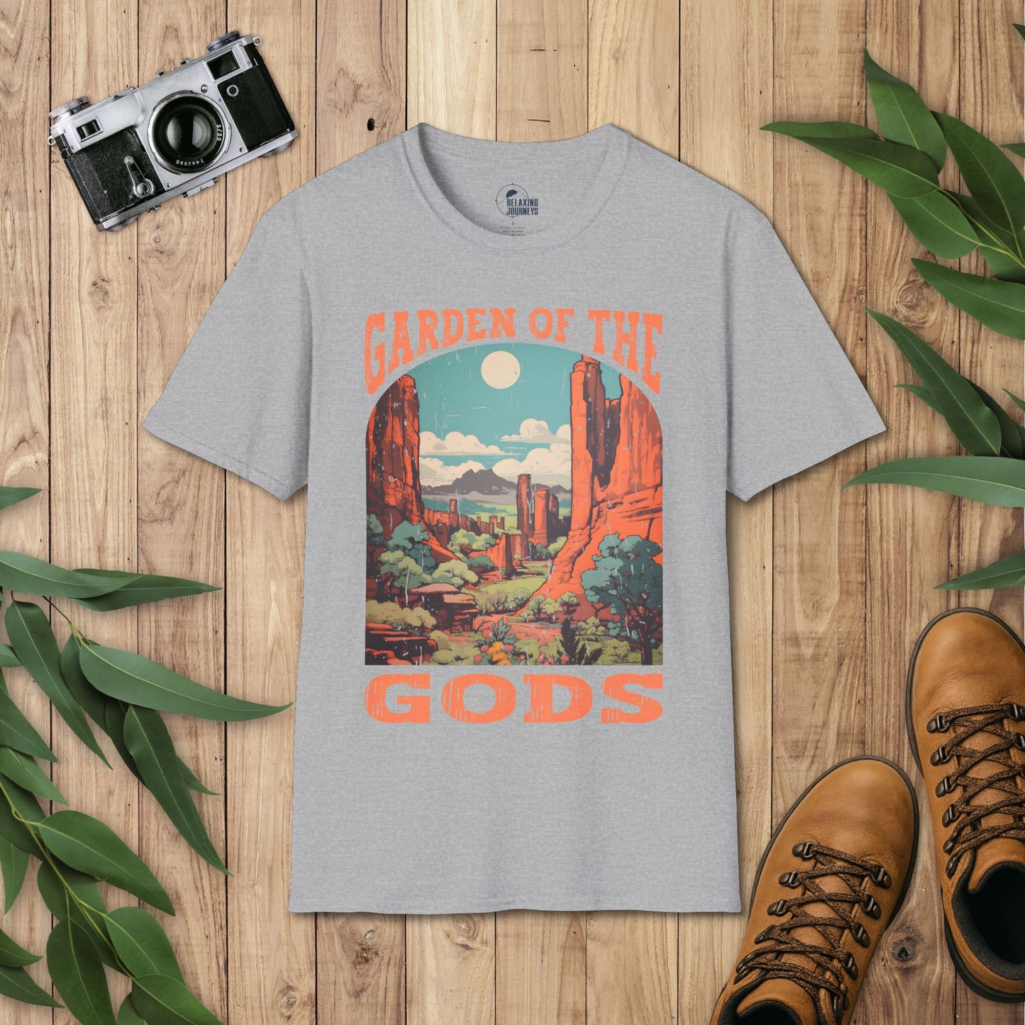 Garden of the Gods Retro T-Shirt