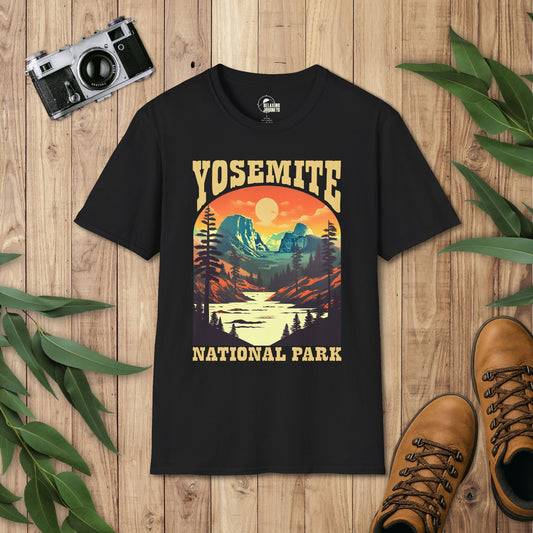 Yosemite National Park Retro T-Shirt