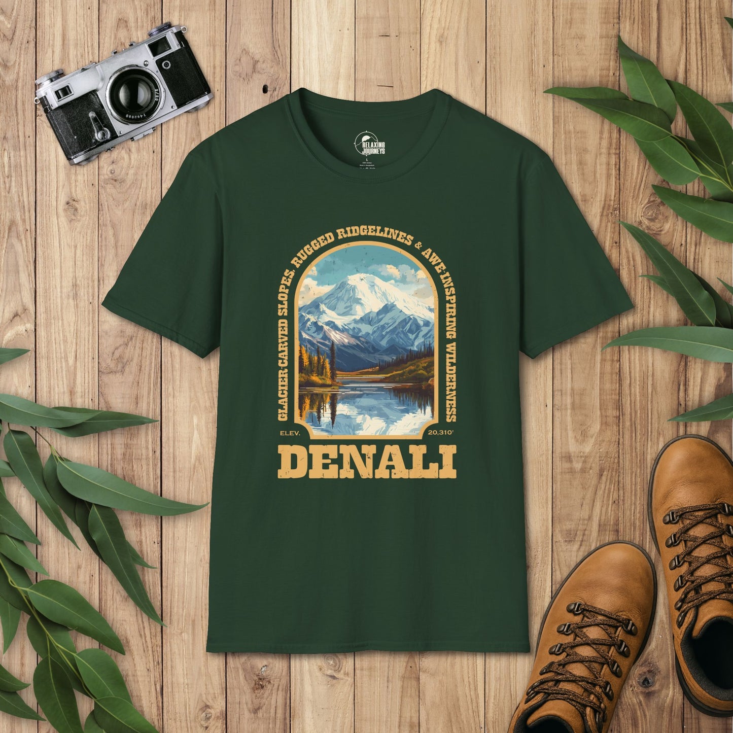Denali National Park Retro Arch T-Shirt
