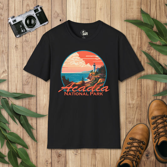 Acadia National Park Retro T-Shirt
