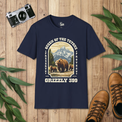 Grizzly 399 Grand Teton Retro Arch T-Shirt