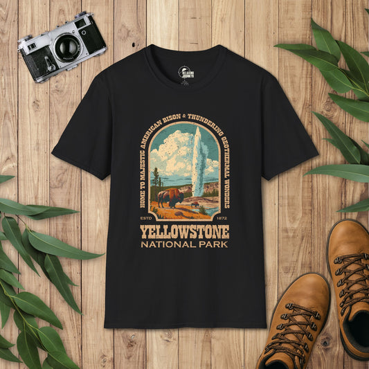 Yellowstone National Park Retro T-Shirt