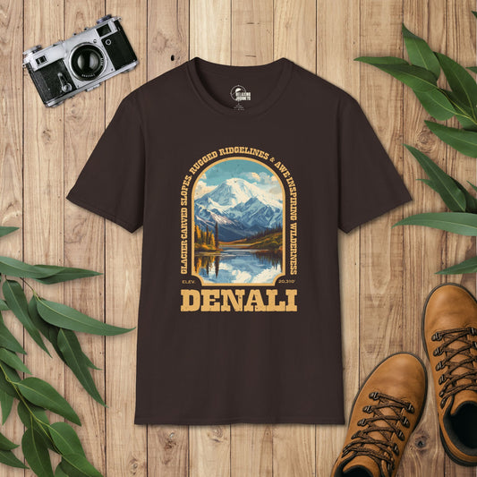 Denali National Park Retro Arch T-Shirt