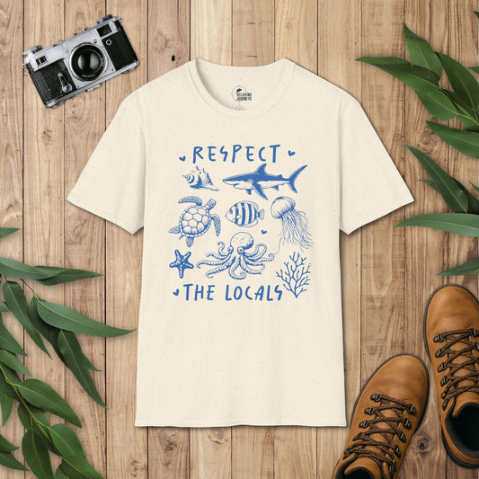 Respect the locals ocean T-Shirt