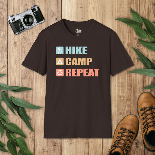 HIke, Camp, Repeat T-Shirt