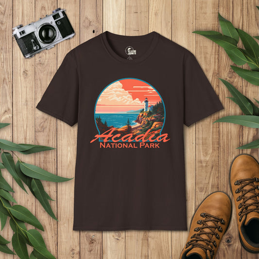 Acadia National Park Retro T-Shirt