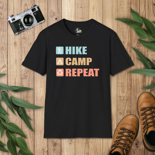 HIke, Camp, Repeat T-Shirt