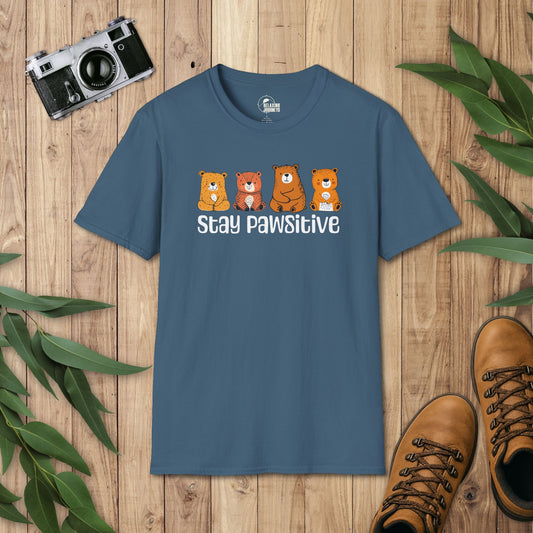 Stay Pawsitive Bears T-Shirt