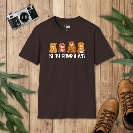 Stay Pawsitive Bears T-Shirt