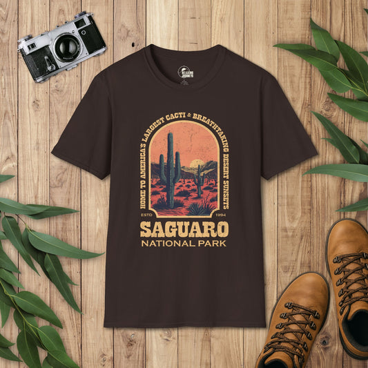 Saguaro National Park Retro Arch T-Shirt