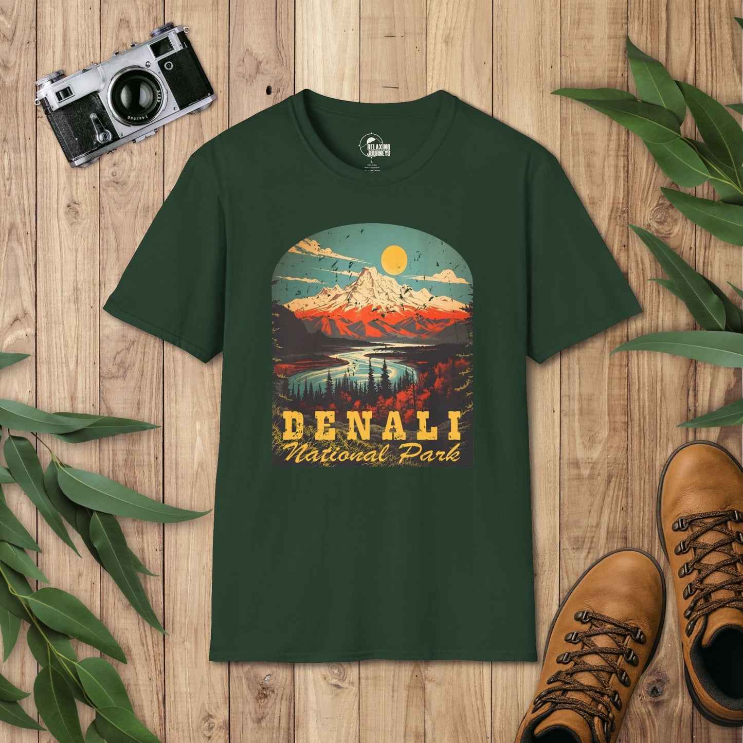 Denali National Park Retro T-Shirt