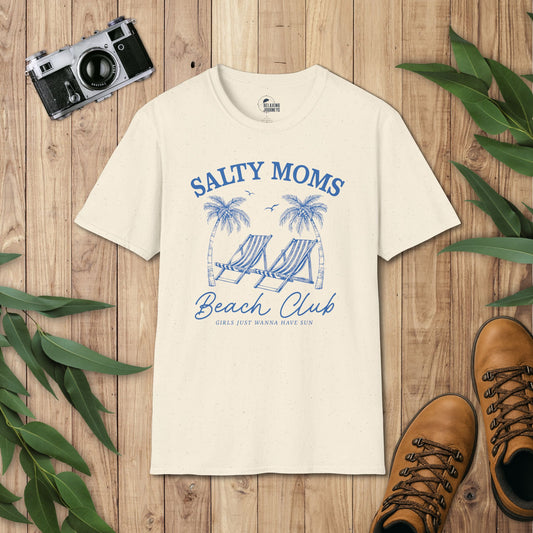 Salty Moms Beach Club T-Shirt