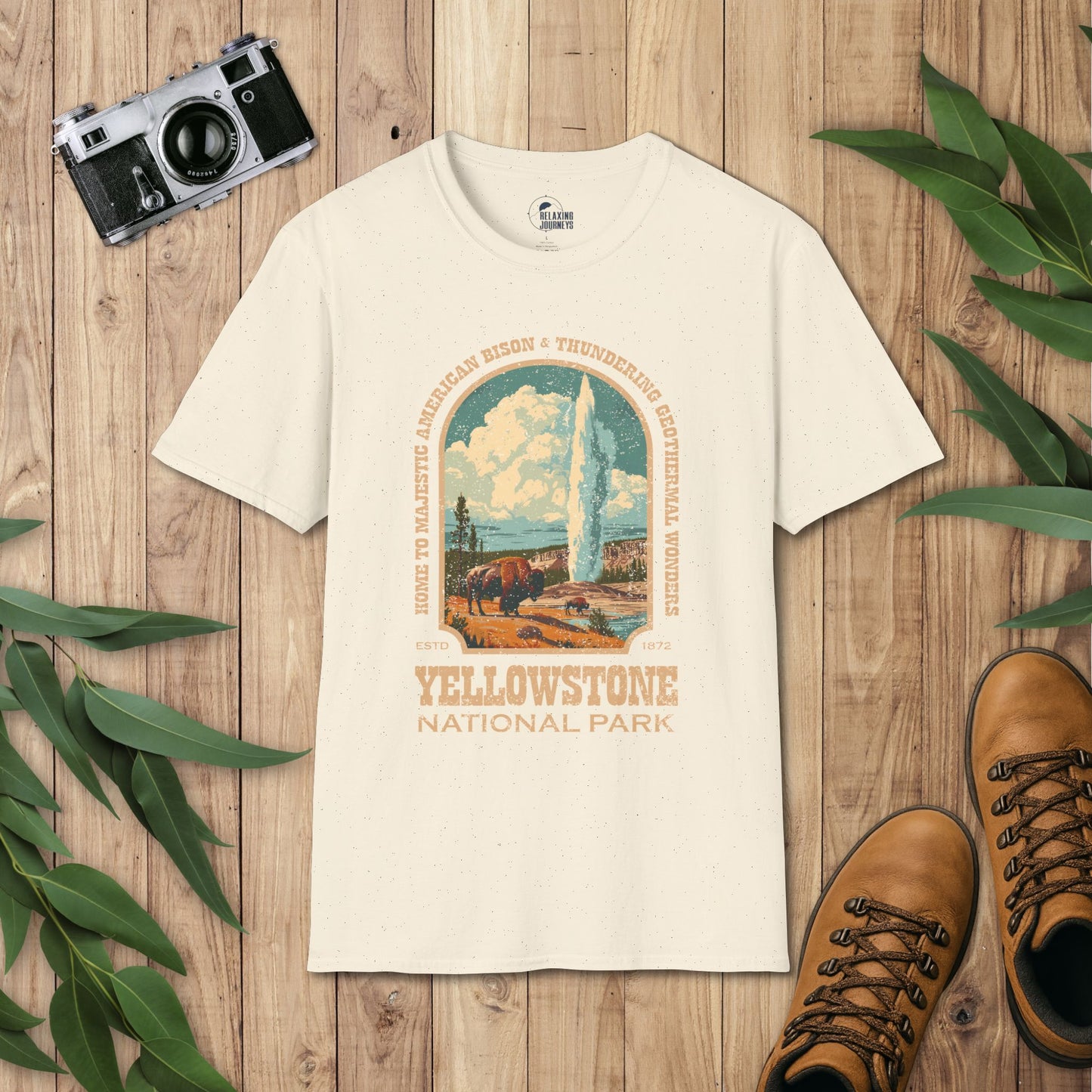 Yellowstone National Park Retro T-Shirt