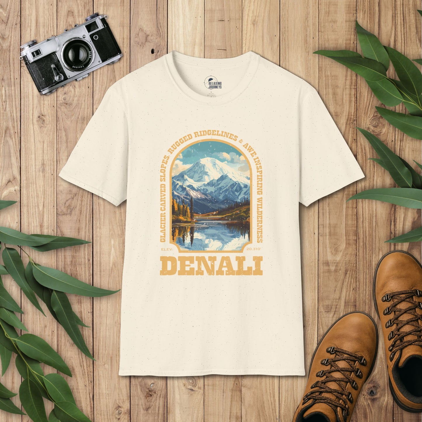 Denali National Park Retro Arch T-Shirt