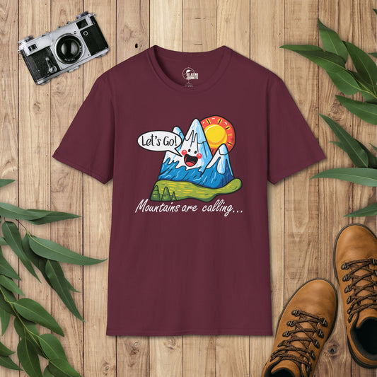 Mountains are Calling - Let's Go! T-Shirt